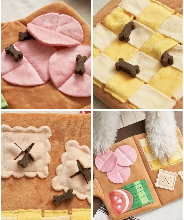 Lunch Box Nosework Dog Toy – Interactive Treat Puzzle