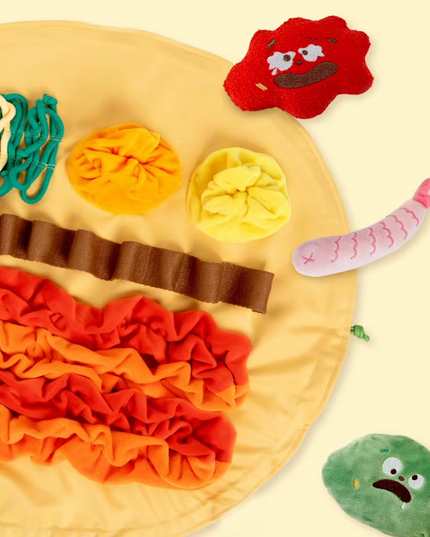 Dumpling Snuffle Mat for Dogs – Interactive Nosework Puzzle Toy