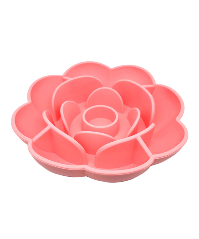 Rose Silicone Lick Mat for Dogs – Suction Slow Feeder
