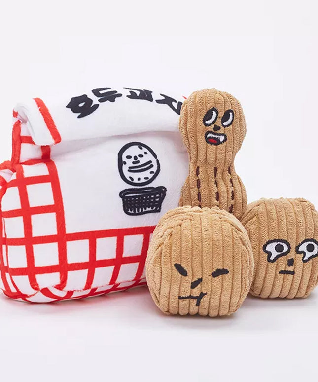 Peanut Bag Nosework Dog Toy – Interactive Treat Puzzle