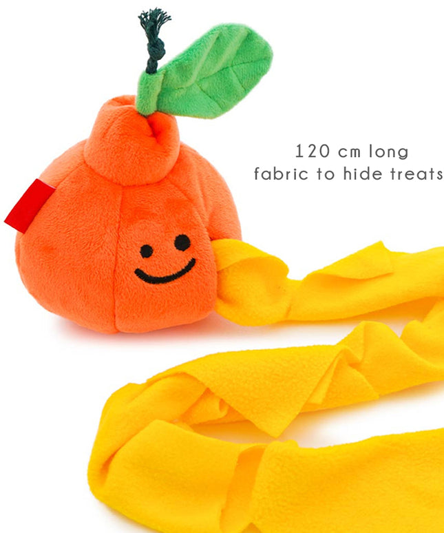 Orange Nosework Dog Toy – Interactive Treat Puzzle