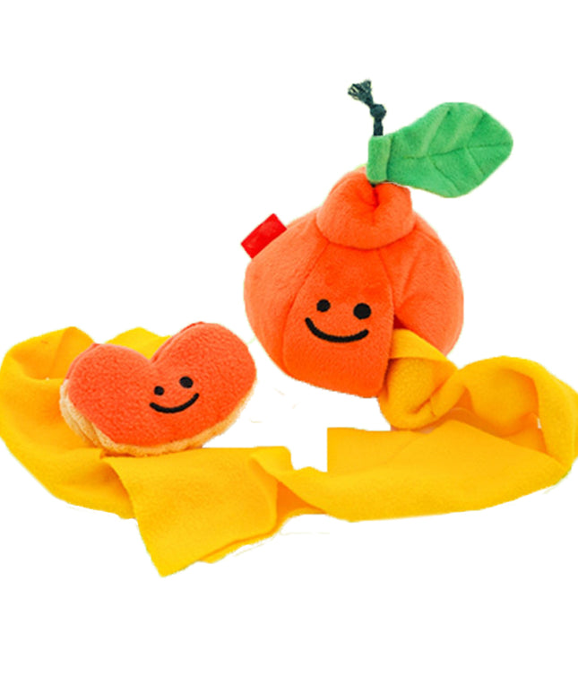 Orange Nosework Dog Toy – Interactive Treat Puzzle