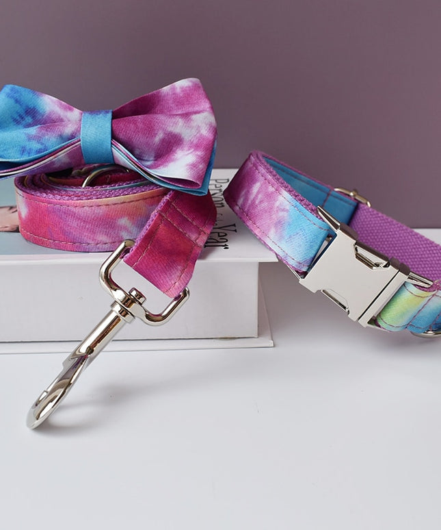 Colorful Tie Dye Leash