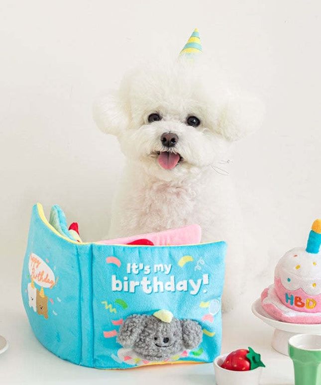 Birthday Snuffle Book for Dogs – Interactive Nosework Puzzle