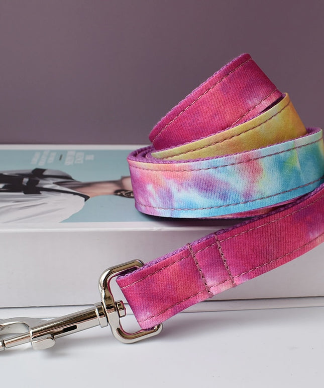 Colorful Tie Dye Leash