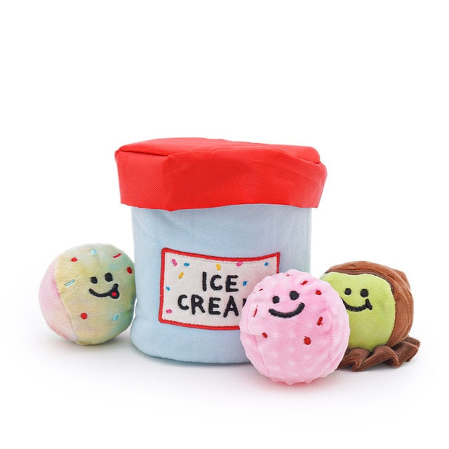Ice Cream Nosework Dog Toy – Interactive Treat Puzzle